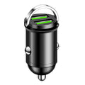 200W Mini Dual Ports USB Car Charger Lighter Fast Charging Car Phone Charger Adapter for iPhone 13 12 Xiaomi Huawei Samsung