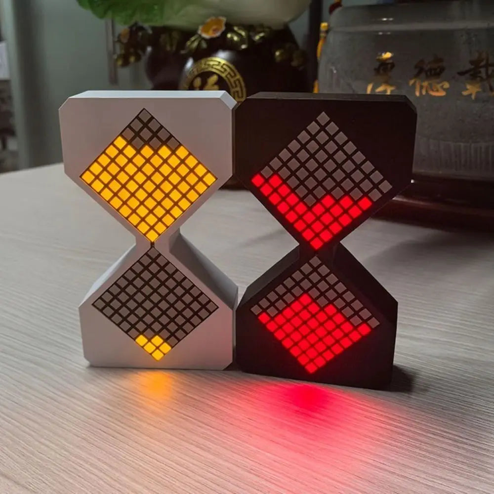 Cyber Style LED Electronic Hourglass 1-30 Min Timer with Gravity Sensing DIY Digital Sand Clock Technology Sense Home Decoration
