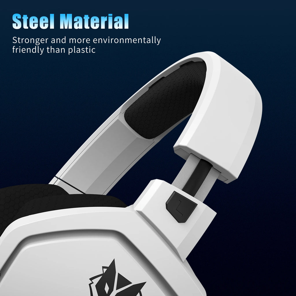 NUBWO G06 2.4G Dual Wireless Gaming Headset 5ms Low Latency 7.1 Surround ENC Mic For PC PS4 PS5 Gaming Bluetooth Headphones