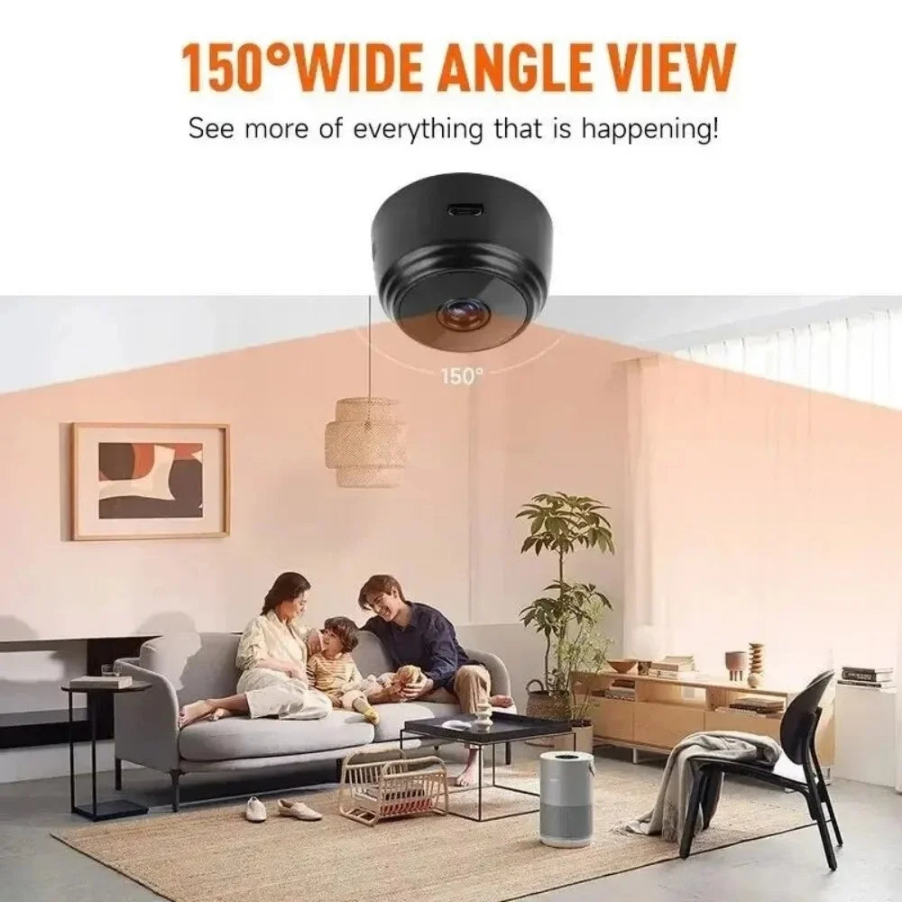 Wireless Security Monitoring WiFi Mini Remote Camera Magnetic 1080P Video Recorder Intelligent Home Security Camera For Infants