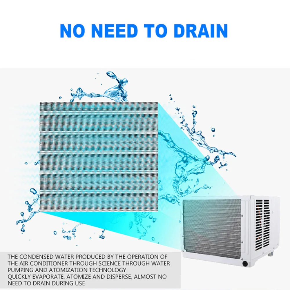 Portable Air Conditioner Household Aire Acondicionado Pequeño Cooling Machine Split Air Conditioning Klima Ev