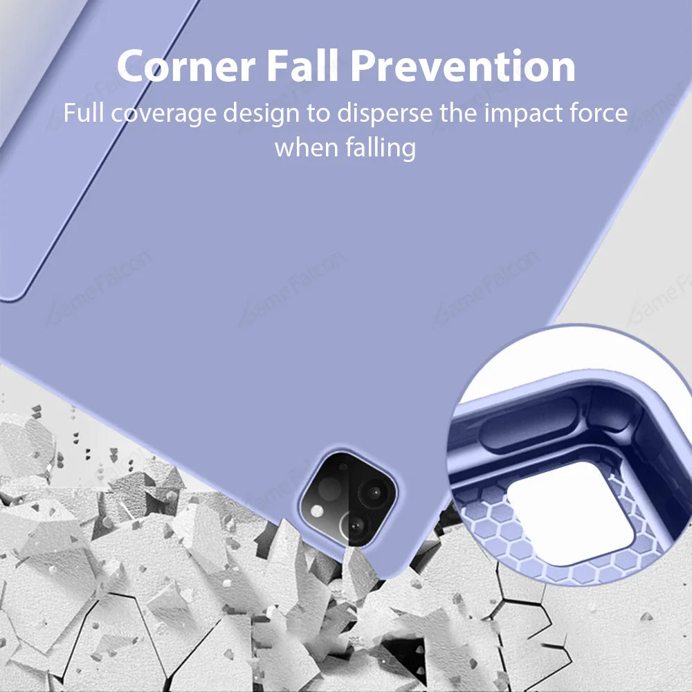 For iPad A16 Case 2025 Tablet Case Magnetic Flip Smart Cover For Apple iPad 11th Generation Case A3355 3356
