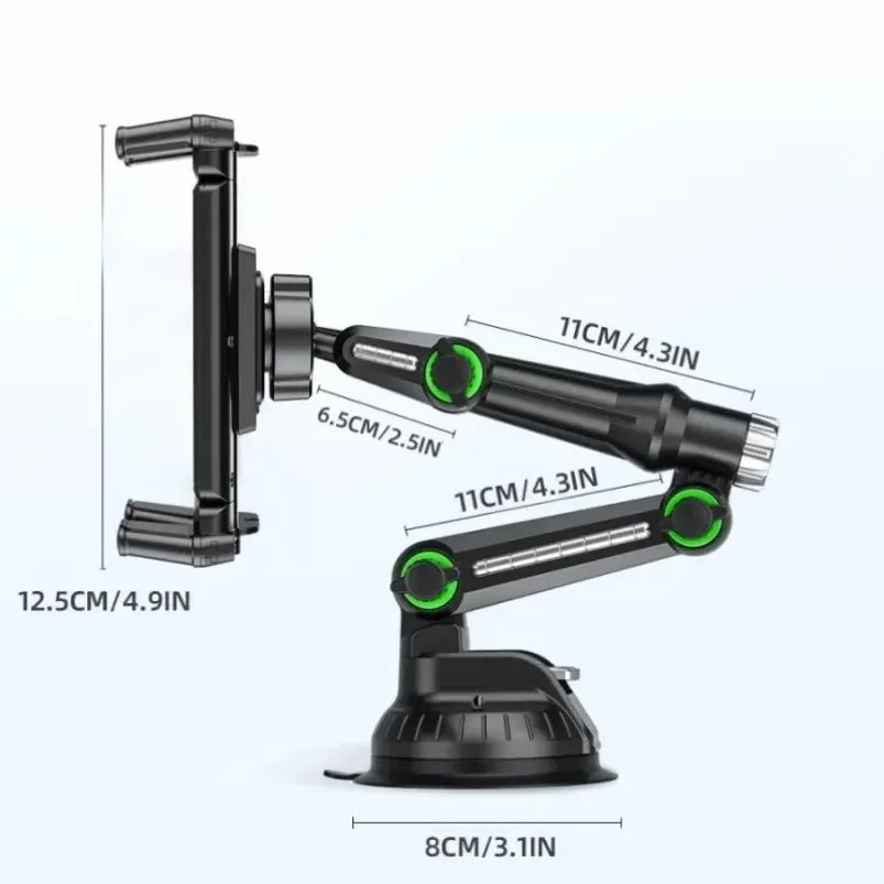 Car Tablet Holder Suction Cup Stand for iPhone Samsung iPad Pro Air 4-13'' Galaxy Tab MatePad Dashboard Cellphone Bracket Mount