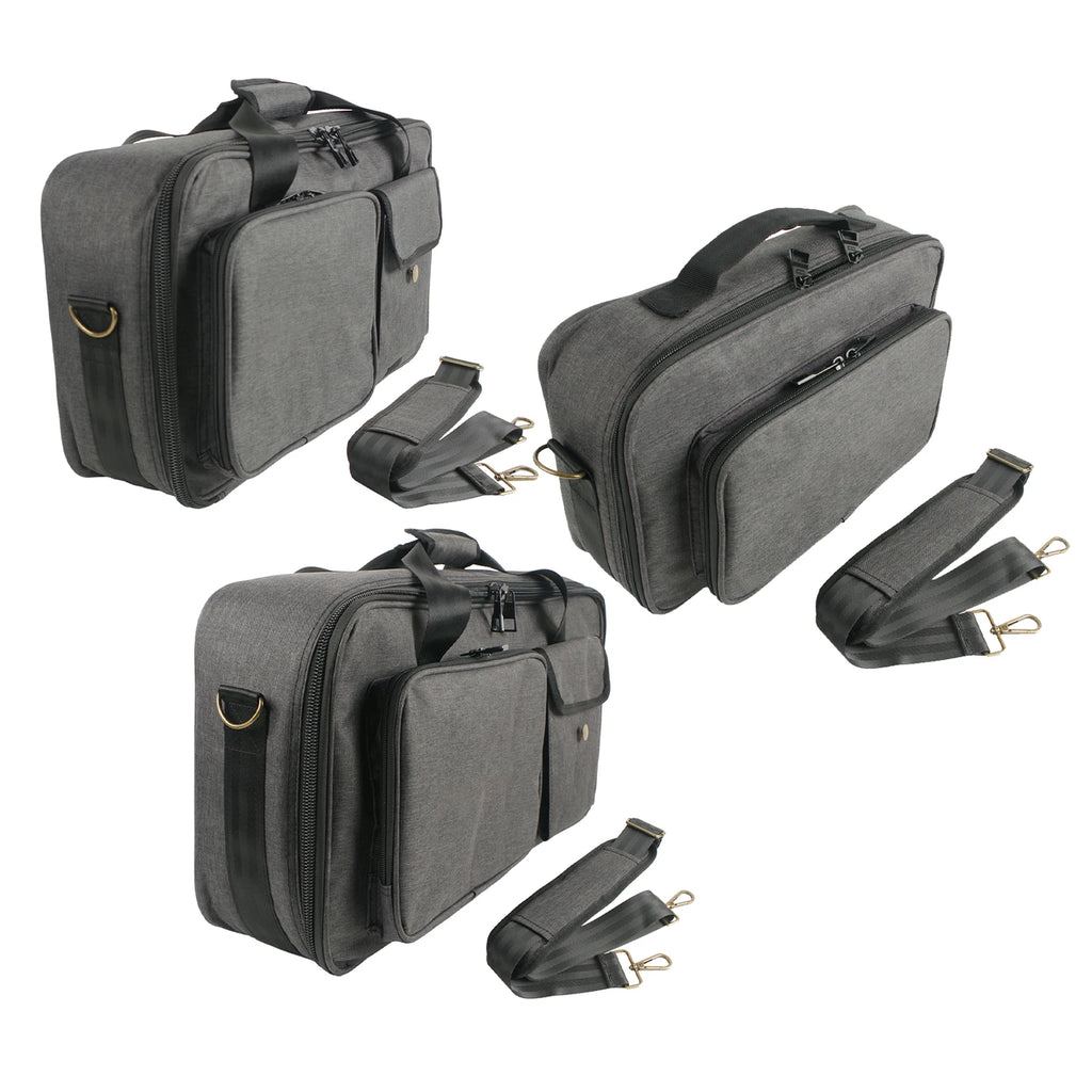 Portable Multi-effects Bag Professional Effects Shoulder Bag Handbag DJ Controller Bag with Shoulder Strap Carry Handle