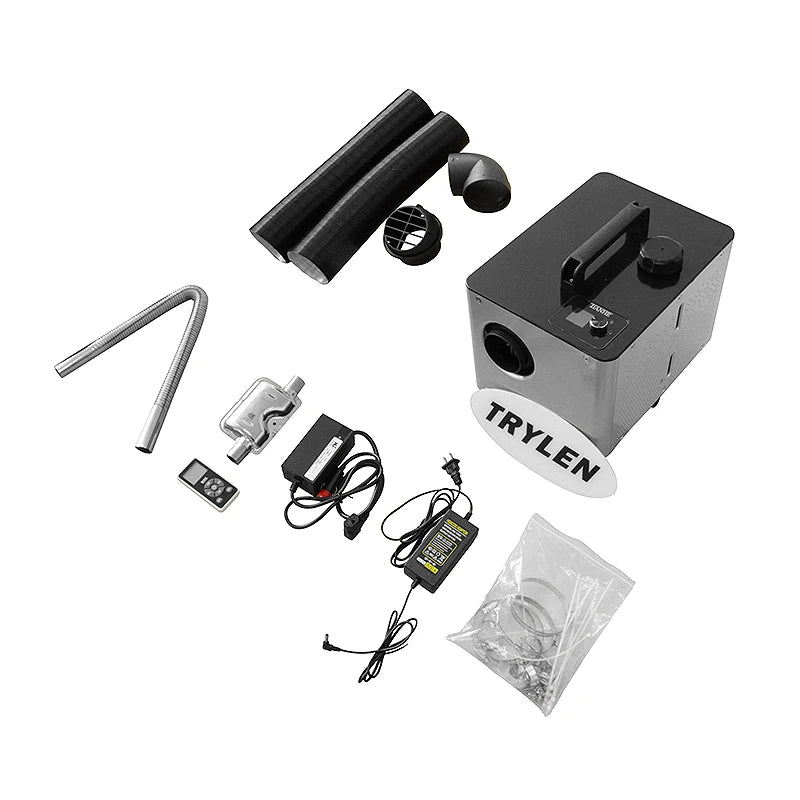 All-in-One 2KW 12V Diesel Heater Accessories, Compact Parking Air Heater with Efficient Heating for Truck & Off-Road Vehicles