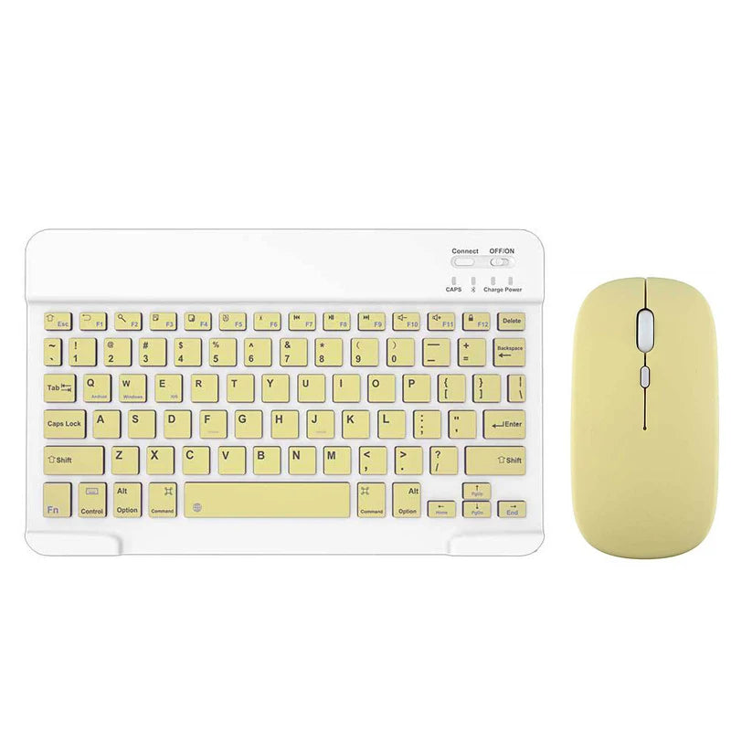 Mini Bluetooth Keyboard Mouse Wireless for Android IOS Windows IPad Lenovo Samsung Huawei Tablet Phone Keyboard Kit Mice Sets