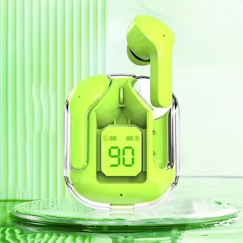 TWS LED 150mAh Power Digital Display Headset Wireless Headphones Power Digital Display Stereo Sound Earphones for Smartphones