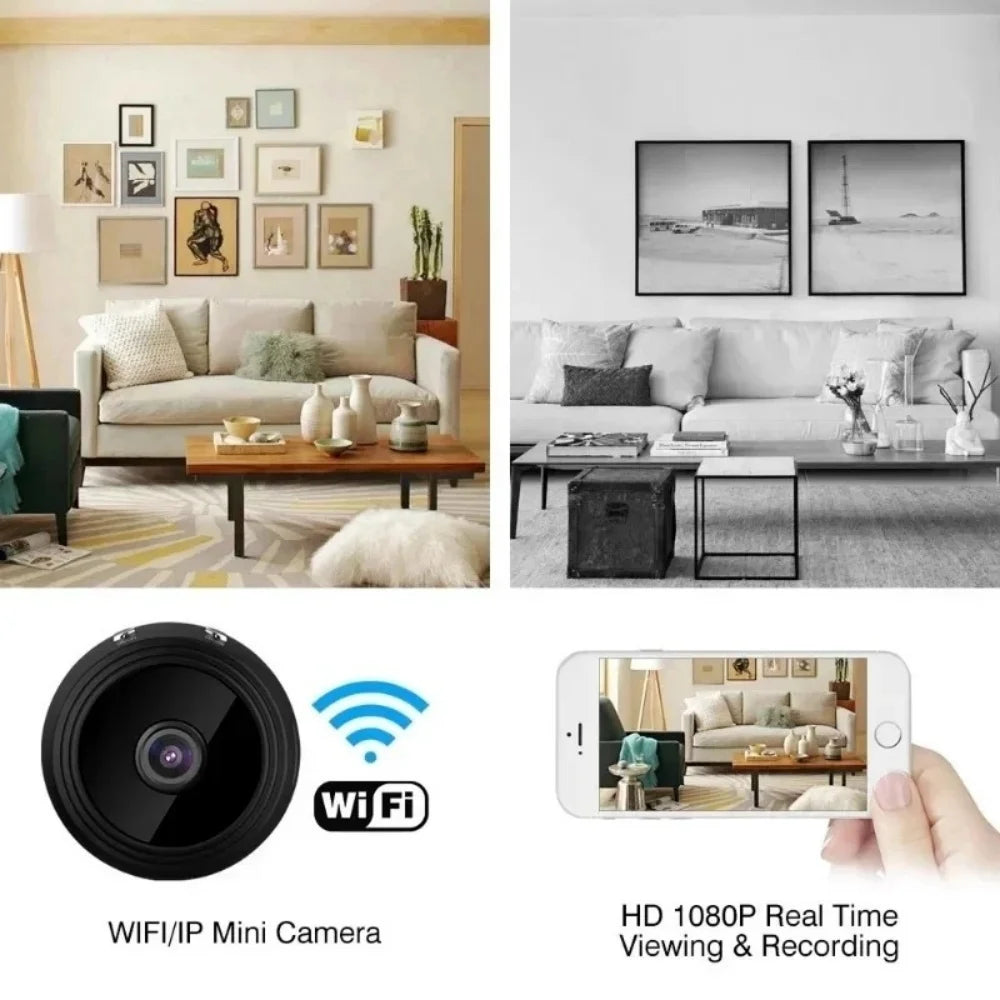 Wireless Security Monitoring WiFi Mini Remote Camera Magnetic 1080P Video Recorder Intelligent Home Security Camera For Infants