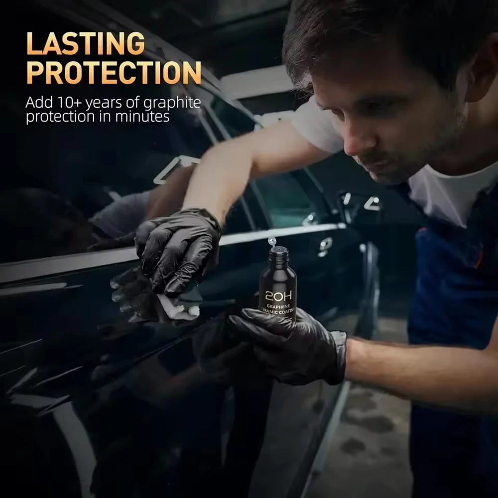New Graphene Ceramic Coating 20H with Self Healing and UV Track Technology Car Detailing Professionals 10+ Years of Protection