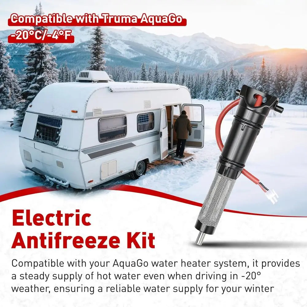 Electric Antifreeze Kit Compatible with Truma AquaGo, Replacement for Truma AquaGo RV Water Heater Electric Antifreeze Kit-Frost