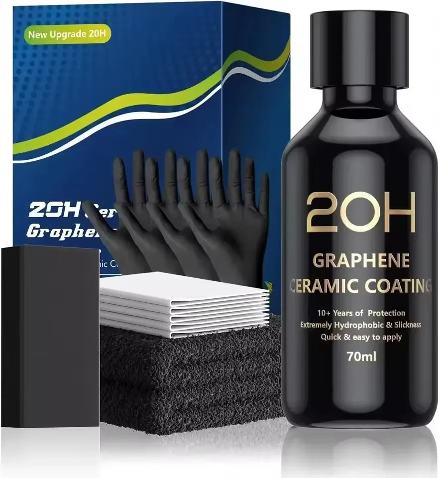 New Graphene Ceramic Coating 20H with Self Healing and UV Track Technology Car Detailing Professionals 10+ Years of Protection