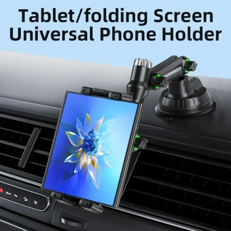 Car Tablet Holder Suction Cup Stand for iPhone Samsung iPad Pro Air 4-13'' Galaxy Tab MatePad Dashboard Cellphone Bracket Mount