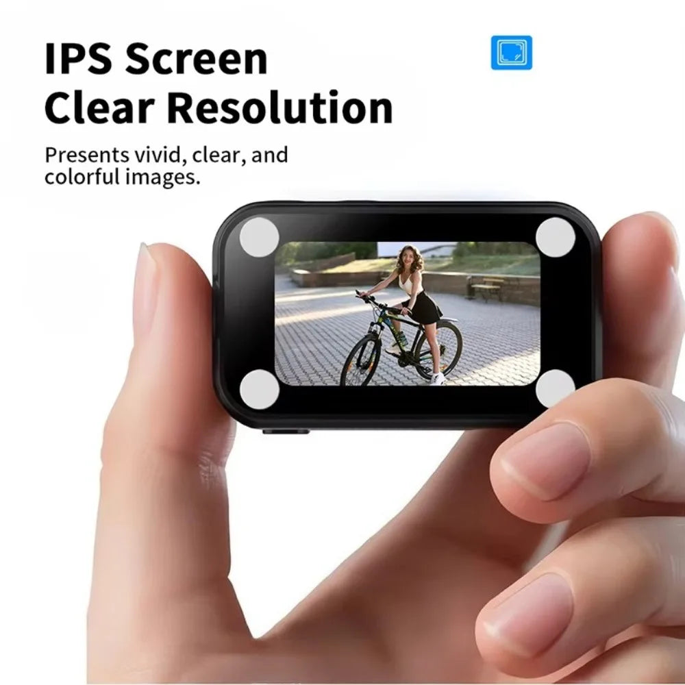 2K 30FPS Magnetic Thumb Camera Vlog Camera 1.47inch HD Display With Kit Student Pet Photo Video Outdoor Action Camera Dashcam