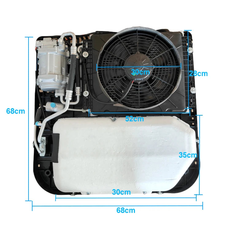Roof Condicionado Dc Climatiseur Electrico Para Auto Truck Accessories 12 Volt Aire Acondicionado for Motorhome