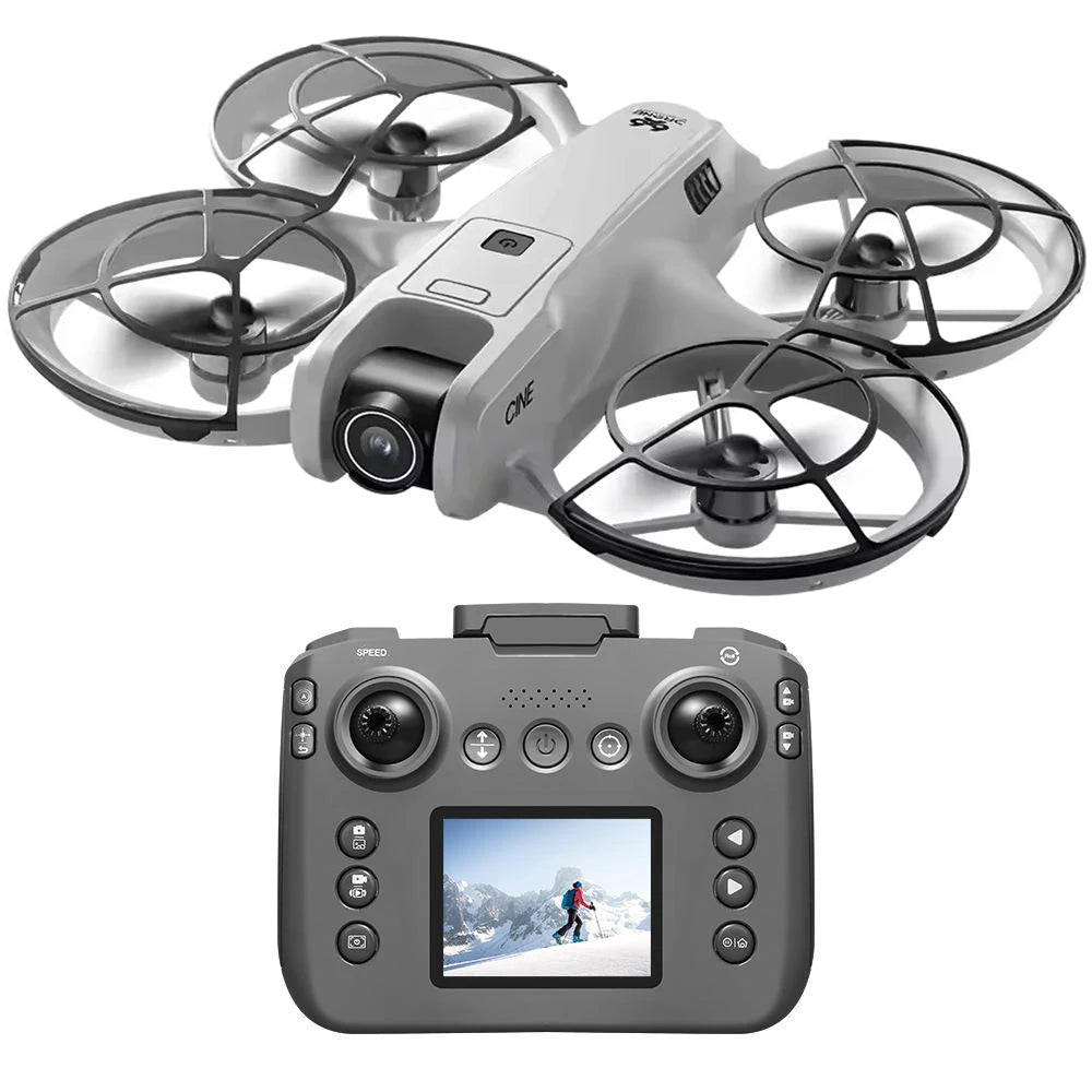 V666 Foldable Mini Drone 4K Dual Camera Brushless Obstacle Avoidance Screen Remote Control Portable Beginner Cheap VS DJ Neo I1