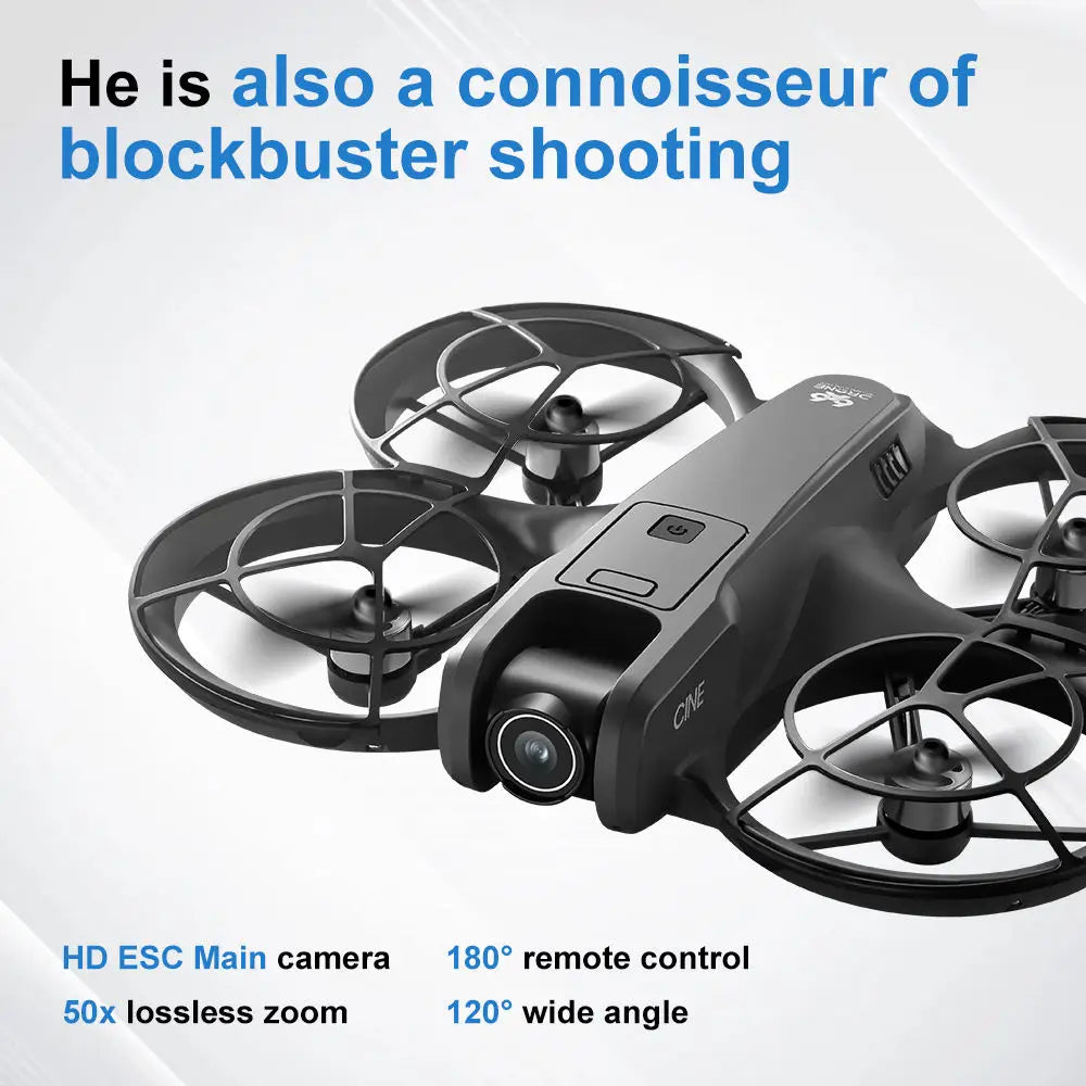 V666 Foldable Mini Drone 4K Dual Camera Brushless Obstacle Avoidance Screen Remote Control Portable Beginner Cheap VS DJ Neo I1