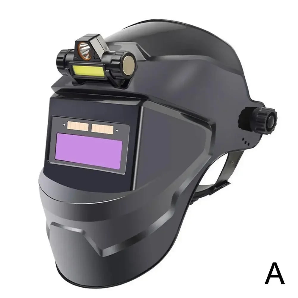 2025 New Auto Darkening Welding Helmet for Arc MIG TIG Cutting, Solar Power Large Lens Grinding Mask with True Color Technology