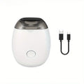 Electric Nail Trimmer Rechargeable Pain-Free Technology Automatic Fingernail & Toenail Clipper with LED Light Grinding Head Port