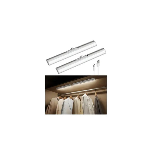 15in Closet Lights with Rotatable Motion Sensor, Rechargeable Under Cabinet Lighting, NoGlare Curved Design, 3 Color Temps amp D