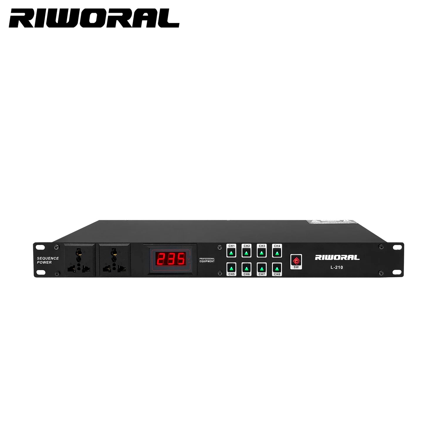 2026 L-208 Hot Selling Professional Audio Karaoke Audio System AS-01 8+2 Channel Power Sequence DJ Controller