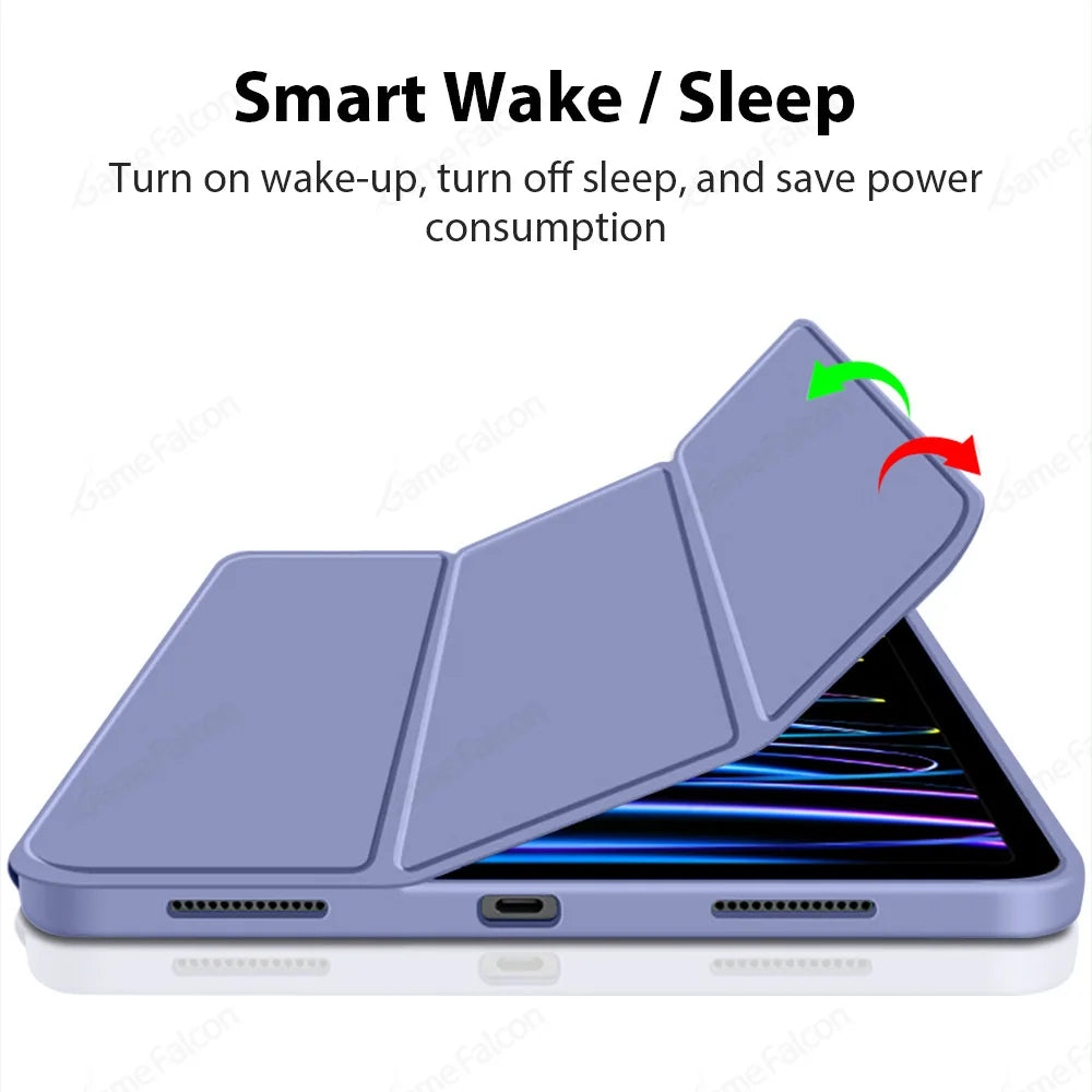 For iPad A16 Case 2025 Tablet Case Magnetic Flip Smart Cover For Apple iPad 11th Generation Case A3355 3356