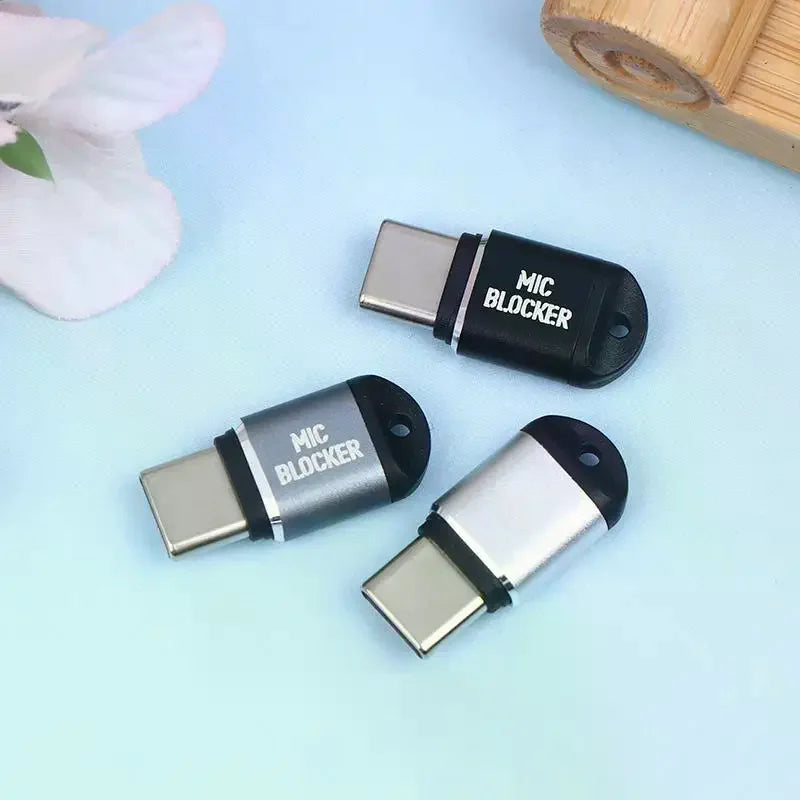 Microphone Lock USB C MIC Blockers Privacy Protector Works With Any USB C Devices Laptops, Smartphones, Tablets