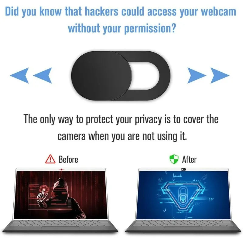 Webcam Cover Slide for Laptop MacBook Pro PC Tablet IPad IPhone Anti-Spy Privacy Shutter Sticker Camera Blocker Ultra Thin Caps
