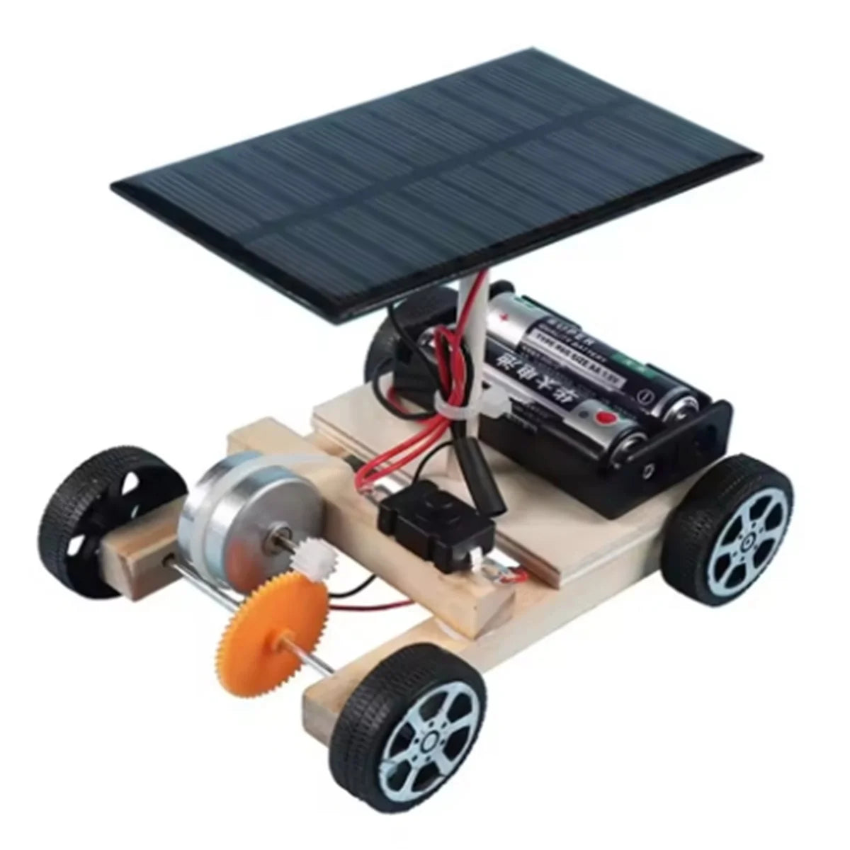 Assemble Solar Car Creative Inventions Motor Ability Of Children Active Thinking DIY Electronic Kit Technology Toys For Kids