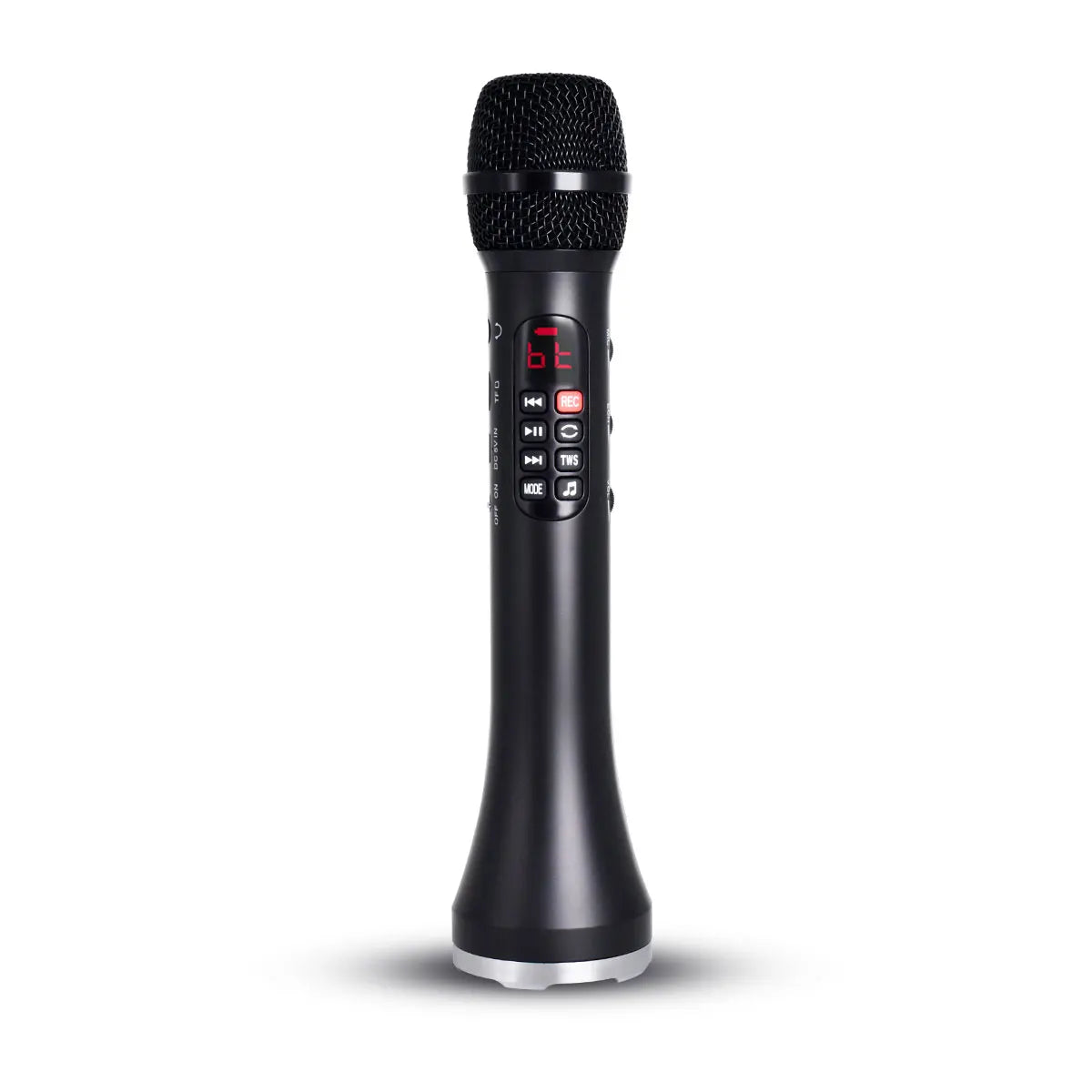 1 Piece of 28cm 25W/Pc Karaoke Microphone TWS Bluetooth Speaker Mic 6400mAh TF Card Music Player Mic For Portable Home Party