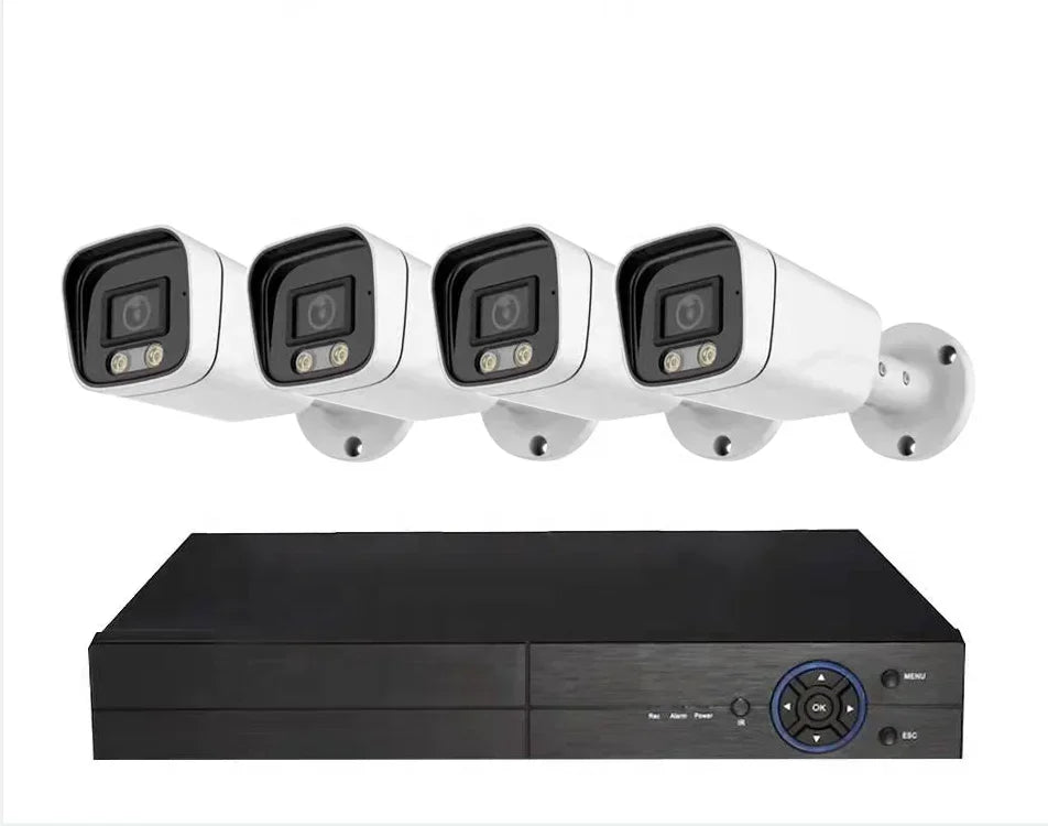 H.265 2MP TUYA Smart Video Security CCTV Network Camera 1080P HD Set System 8CH Camara De Seguridad POE NVR Kit