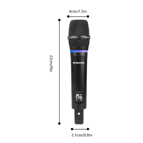 2026 RS-2  Host Stage Performance Rechargeable Professional Karoke Universal Handheld Wireless Microphone