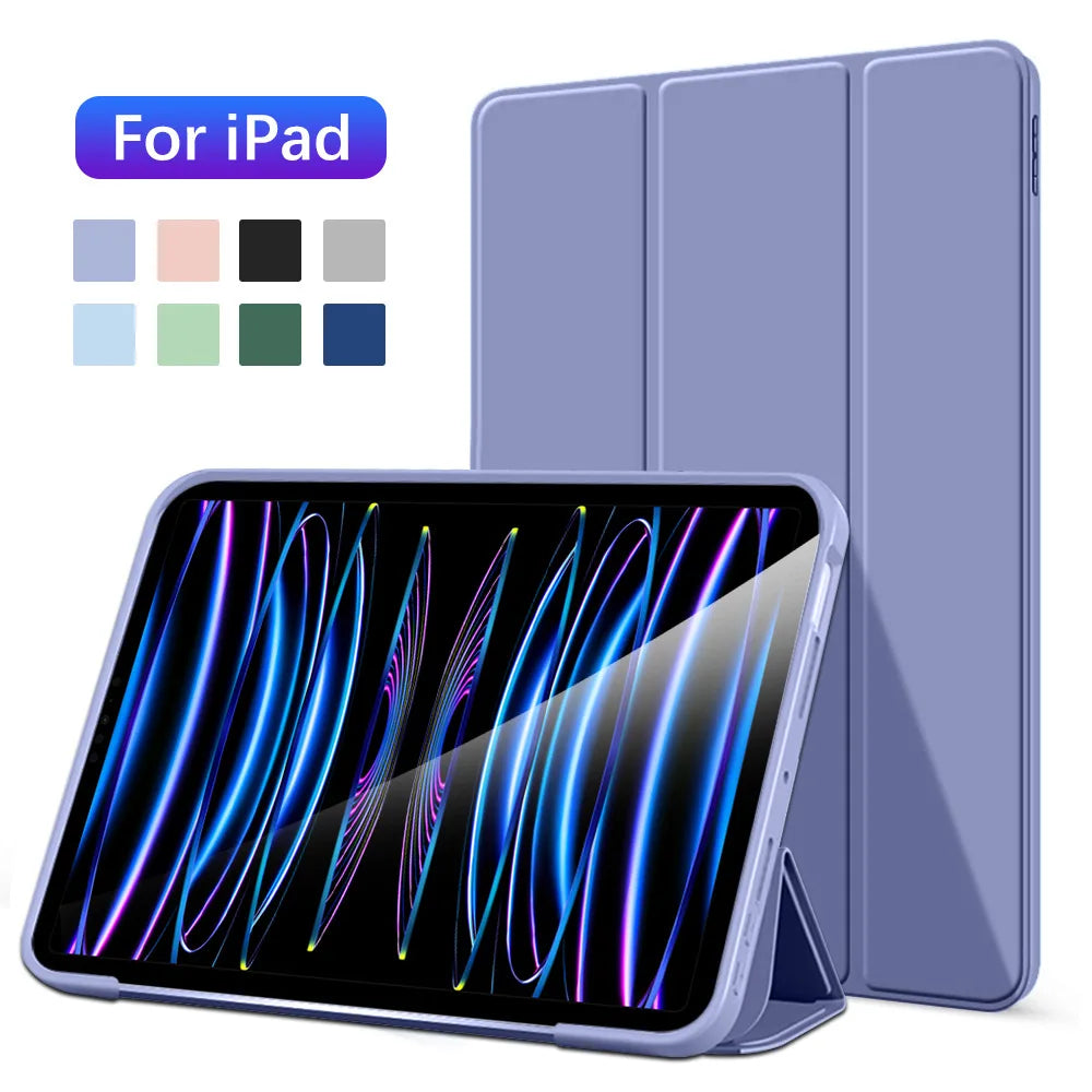 For iPad A16 Case 2025 Tablet Case Magnetic Flip Smart Cover For Apple iPad 11th Generation Case A3355 3356
