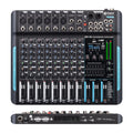 Debra 99 DSP Audio Mixer DJ Controller DP-10 10 Channels Reverb Recording Mixing With Bluetooth 5.0 Professional Performance
