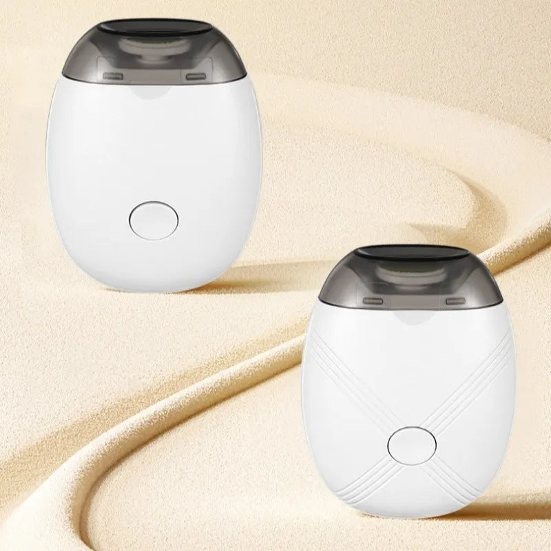 Electric Nail Trimmer Rechargeable Pain-Free Technology Automatic Fingernail & Toenail Clipper with LED Light Grinding Head Port