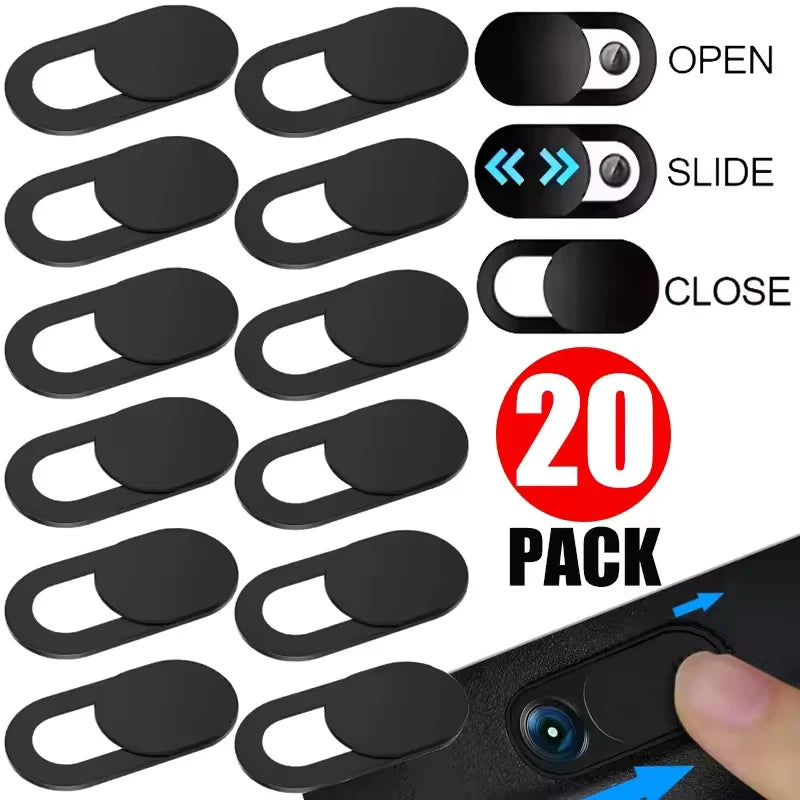 20-1Pcs Universal Laptop Mobile Phone Webcam Cover Tablet Privacy Lens Stickers For iPad PC Anti Spy Protective Camera Covers