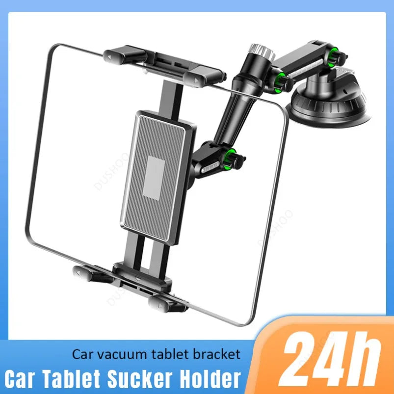 Car Tablet Holder Suction Cup Stand for iPhone Samsung iPad Pro Air 4-13'' Galaxy Tab MatePad Dashboard Cellphone Bracket Mount
