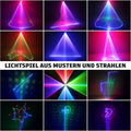 12 Lens DJ Disco Party Stage Light Strobe Laser LED with Remote Control Sound DMX RGB for Indoor Bar KTV Music Show Parties
