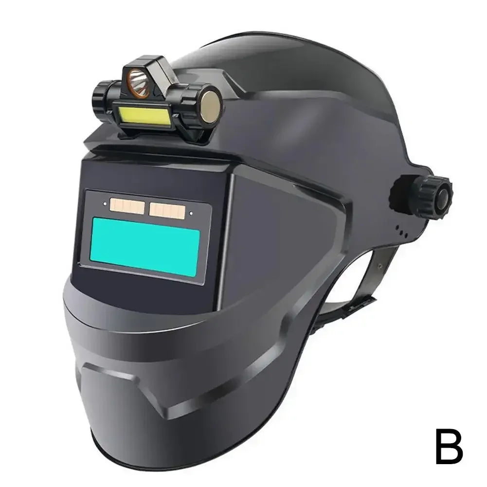 2025 New Auto Darkening Welding Helmet for Arc MIG TIG Cutting, Solar Power Large Lens Grinding Mask with True Color Technology