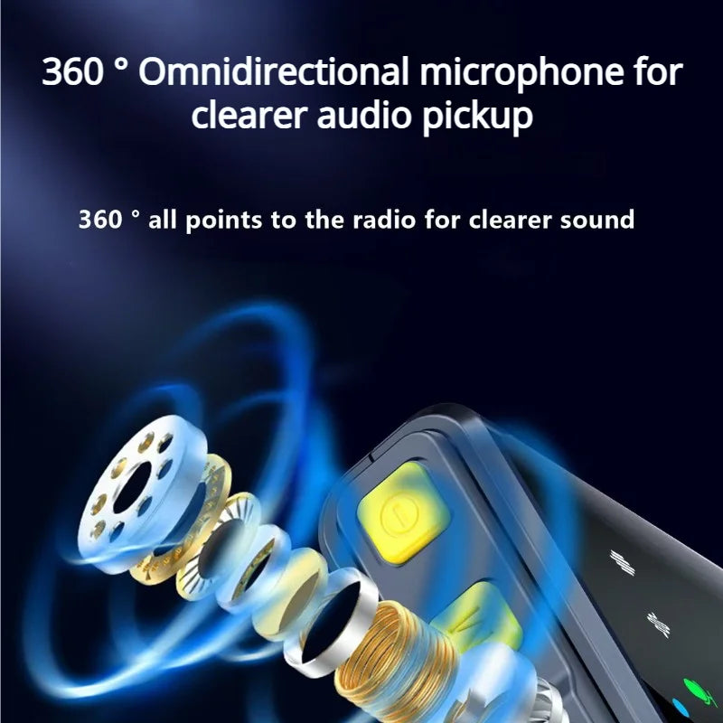 Portable Three-In-One Wireless Microphone Suitable For Interview Recording Mini Microphone For Live Streaming On Mobile Phone