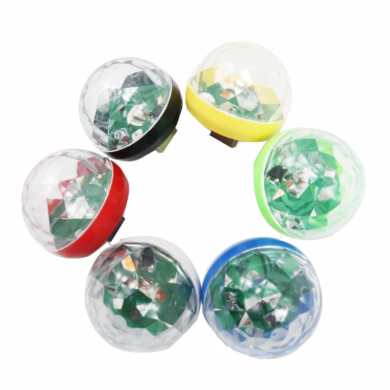 1 Pcs USB Music Stage Light Show Club Disco DJ Light Laser Projector Sound Control Crystal Magic Ball Effect Lights