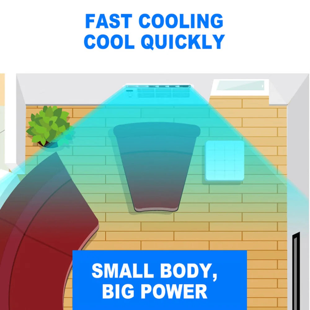 Portable Air Conditioner Household Aire Acondicionado Pequeño Cooling Machine Split Air Conditioning Klima Ev
