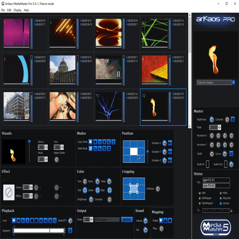 ArKaos Pro 5.6.1 Dongle with Software Pro PlayMedia Server and Software Solutions For Video Control Led Display Screen