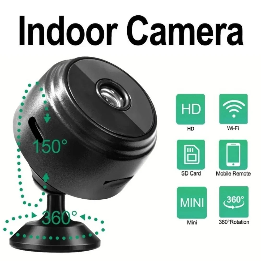 Wireless Security Monitoring WiFi Mini Remote Camera Magnetic 1080P Video Recorder Intelligent Home Security Camera For Infants