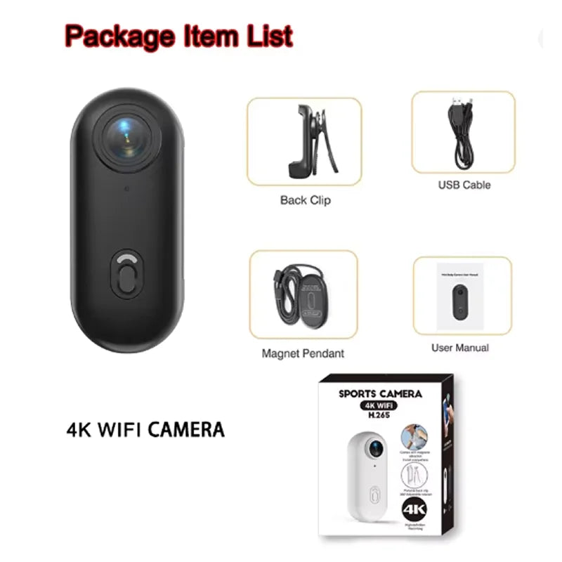 Sports Camera 4K FHD 1080P Outdoor In Helmet Motorcycle Bike Sport Mini Filming Bicycle Action Body Cam And Video Recording