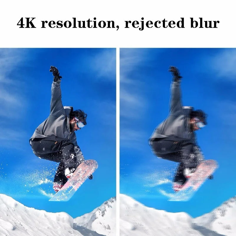 4K Outdoor WiFi Action Camera Motorcycle Bicycle Helmet Video Recording 4K/30FPS WiFi 2.0" 170D Underwater Waterproof Sports Cam