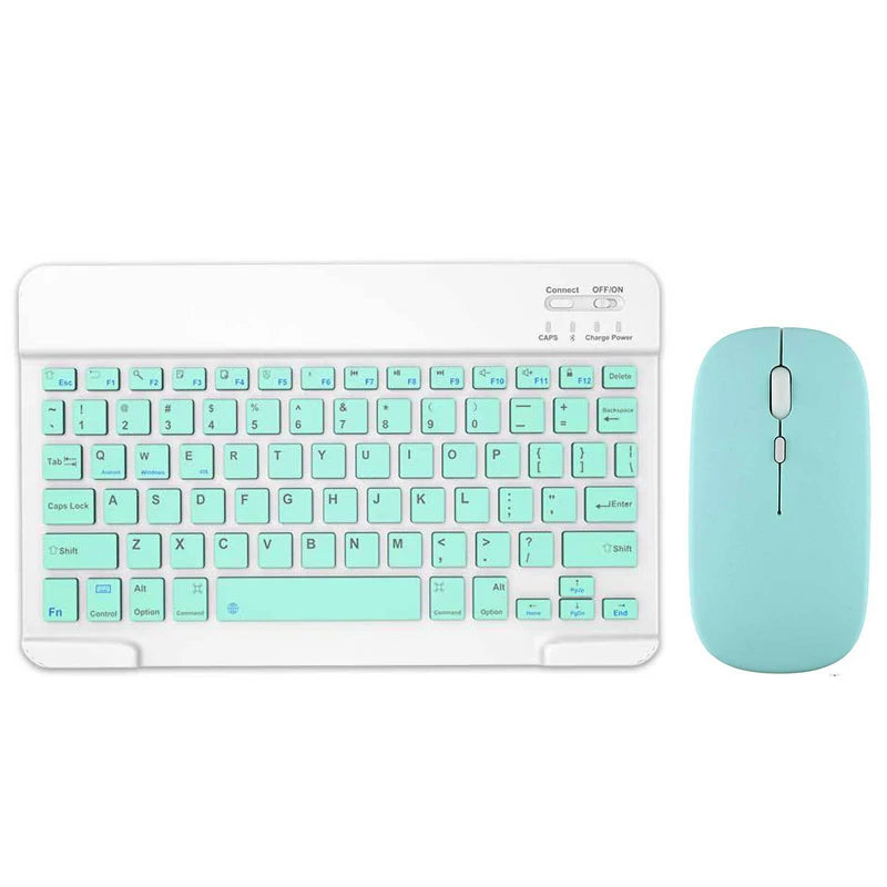 Mini Bluetooth Keyboard Mouse Wireless for Android IOS Windows IPad Lenovo Samsung Huawei Tablet Phone Keyboard Kit Mice Sets