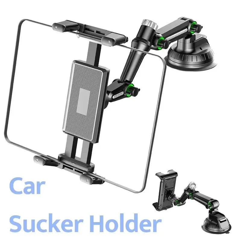 Car Tablet Holder Suction Cup Stand for iPhone Samsung iPad Pro Air 4-13'' Galaxy Tab MatePad Dashboard Cellphone Bracket Mount
