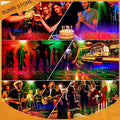 SUNRI-Mini Disco Strobe Lights RGB With Remote Control For Rave Club Dance Bar Gig DJ Lighting