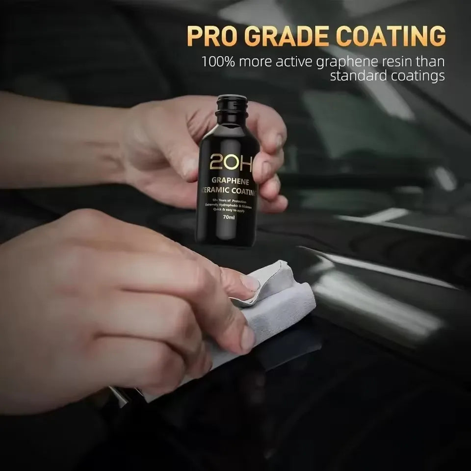 New Graphene Ceramic Coating 20H with Self Healing and UV Track Technology Car Detailing Professionals 10+ Years of Protection