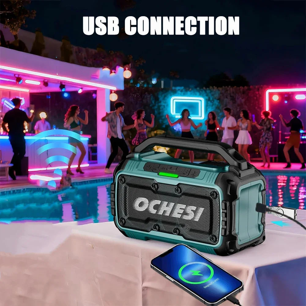 Makita Cordless Bluetooth Speaker Portable Surround Speakers Dual Channel Subwoofer Loudspeaker 3D Outdoor For 18V Battery